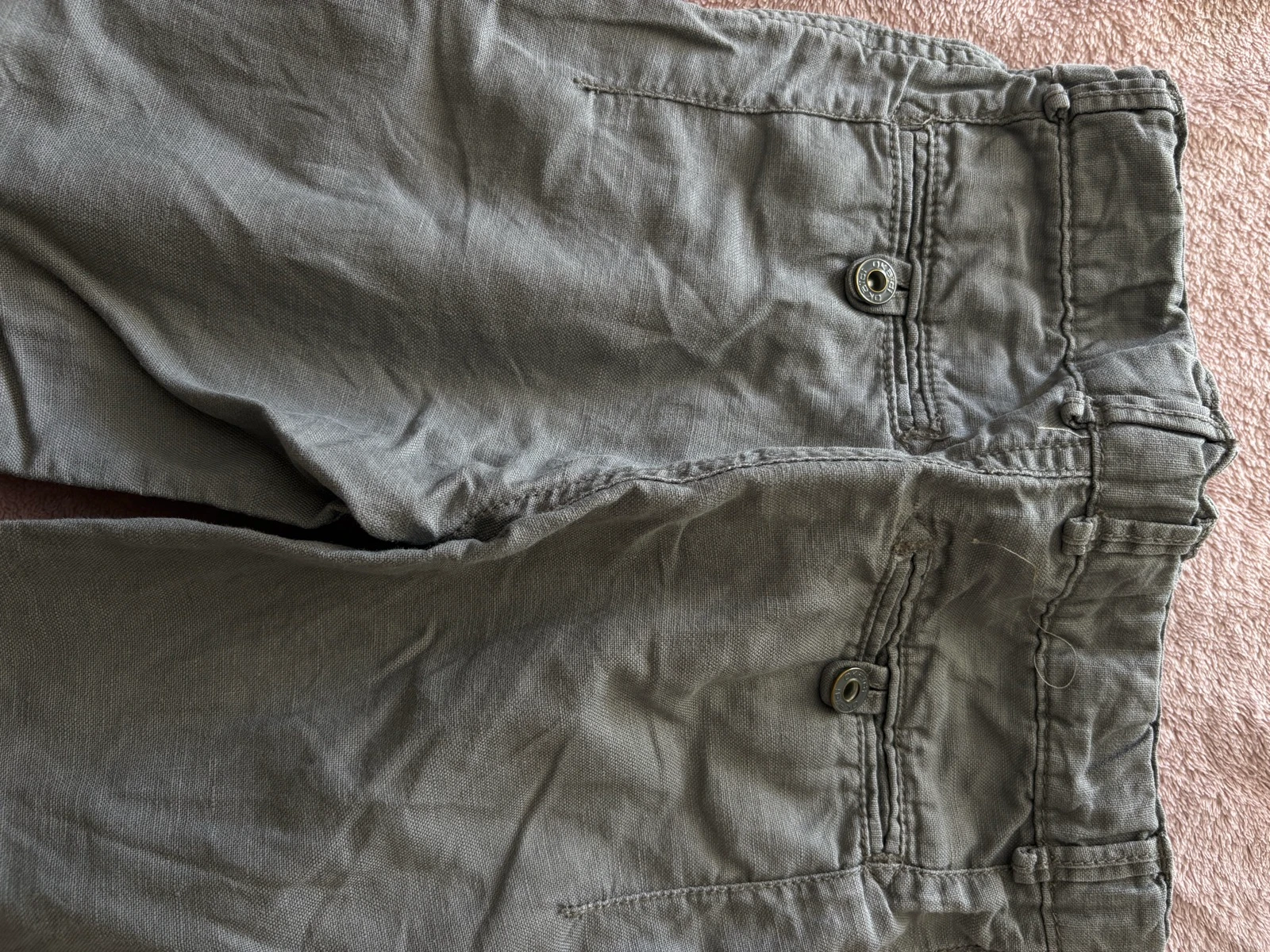 Boys' pants 6 years old grey linen and cotton Okaïdi – photo 9